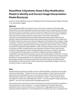 RoentMod: A Synthetic Chest X-Ray Modification Model to Identify and Correct Image Interpretation Model Shortcuts