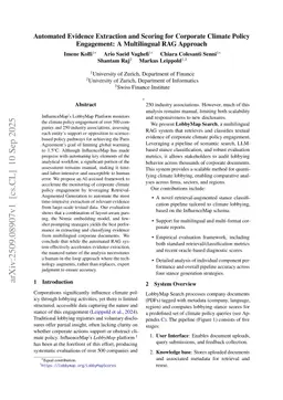 Automated Evidence Extraction and Scoring for Corporate Climate Policy Engagement: A Multilingual RAG Approach