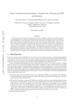 Value bounds and Convergence Analysis for Averages of LRP attributions