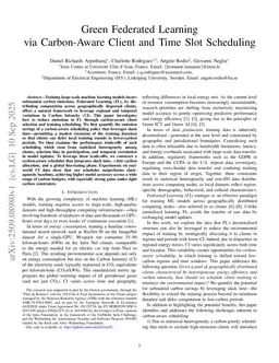 Green Federated Learning via Carbon-Aware Client and Time Slot Scheduling