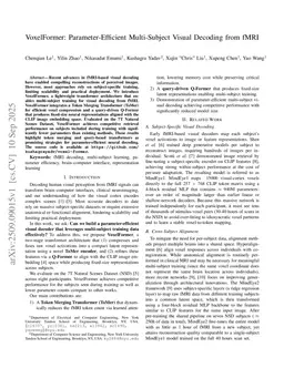 VoxelFormer: Parameter-Efficient Multi-Subject Visual Decoding from fMRI