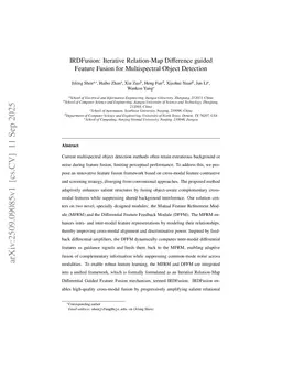 IRDFusion: Iterative Relation-Map Difference guided Feature Fusion for Multispectral Object Detection