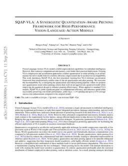 SQAP-VLA: A Synergistic Quantization-Aware Pruning Framework for High-Performance Vision-Language-Action Models