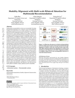 Modality Alignment with Multi-scale Bilateral Attention for Multimodal Recommendation