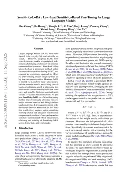 Sensitivity-LoRA: Low-Load Sensitivity-Based Fine-Tuning for Large Language Models