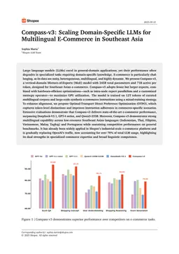 Compass-v3: Scaling Domain-Specific LLMs for Multilingual E-Commerce in Southeast Asia