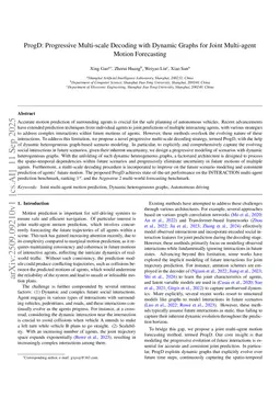 ProgD: Progressive Multi-scale Decoding with Dynamic Graphs for Joint Multi-agent Motion Forecasting