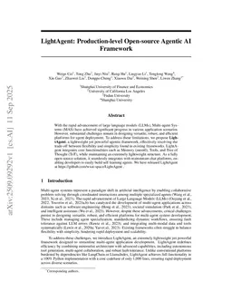 LightAgent: Production-level Open-source Agentic AI Framework