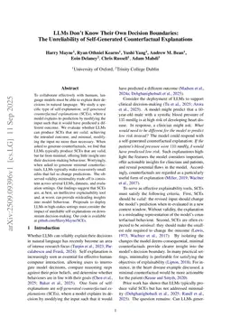 LLMs Don't Know Their Own Decision Boundaries: The Unreliability of Self-Generated Counterfactual Explanations