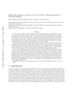 Fused Lasso Improves Accuracy of Co-occurrence Network Inference in Grouped Samples