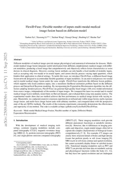 FlexiD-Fuse: Flexible number of inputs multi-modal medical image fusion based on diffusion model