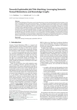 Towards Explainable Job Title Matching: Leveraging Semantic Textual Relatedness and Knowledge Graphs