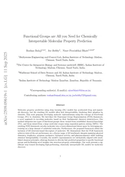 Functional Groups are All you Need for Chemically Interpretable Molecular Property Prediction