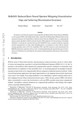 ReBaNO: Reduced Basis Neural Operator Mitigating Generalization Gaps and Achieving Discretization Invariance