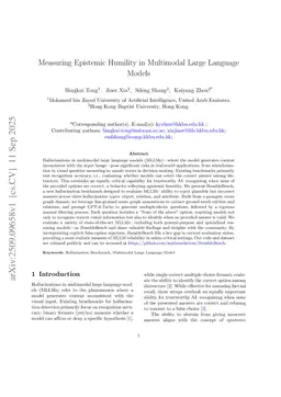 Measuring Epistemic Humility in Multimodal Large Language Models