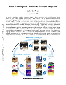 World Modeling with Probabilistic Structure Integration