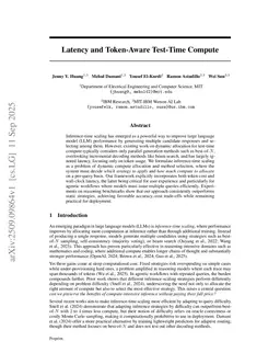 Latency and Token-Aware Test-Time Compute