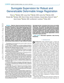 Surrogate Supervision for Robust and Generalizable Deformable Image Registration