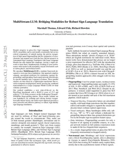 SignBind-LLM: Multi-Stage Modality Fusion for Sign Language Translation