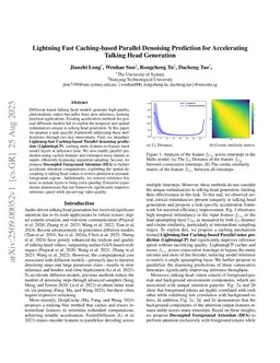 Lightning Fast Caching-based Parallel Denoising Prediction for Accelerating Talking Head Generation
