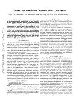 OpenTie: Open-vocabulary Sequential Rebar Tying System