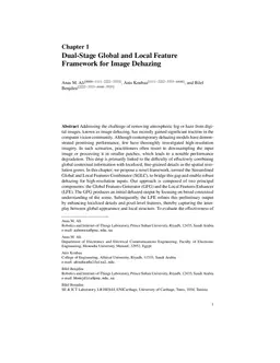 Dual-Stage Global and Local Feature Framework for Image Dehazing