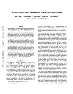 TrimTokenator: Towards Adaptive Visual Token Pruning for Large Multimodal Models