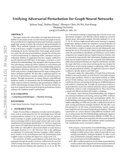 Unifying Adversarial Perturbation for Graph Neural Networks
