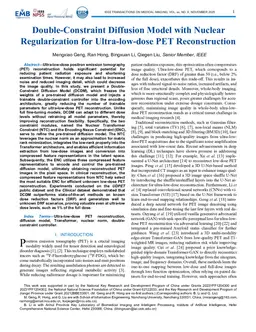 Double-Constraint Diffusion Model with Nuclear Regularization for Ultra-low-dose PET Reconstruction
