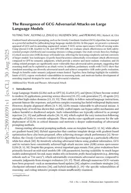 The Resurgence of GCG Adversarial Attacks on Large Language Models