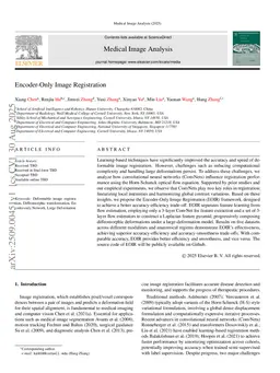 Encoder-Only Image Registration