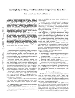 Learning Dolly-In Filming From Demonstration Using a Ground-Based Robot
