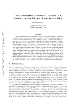 Gated Associative Memory: A Parallel O(N) Architecture for Efficient Sequence Modeling