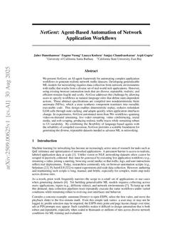 NetGent: Agent-Based Automation of Network Application Workflows