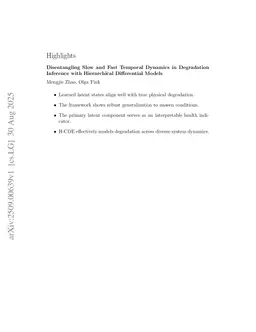 Disentangling Slow and Fast Temporal Dynamics in Degradation Inference with Hierarchical Differential Models