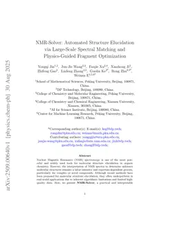 NMR-Solver: Automated Structure Elucidation via Large-Scale Spectral Matching and Physics-Guided Fragment Optimization