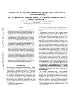 OmniReason: A Temporal-Guided Vision-Language-Action Framework for Autonomous Driving
