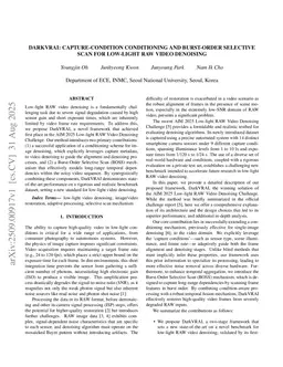 DarkVRAI: Capture-Condition Conditioning and Burst-Order Selective Scan for Low-light RAW Video Denoising