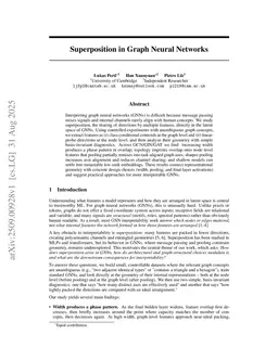 Superposition in Graph Neural Networks