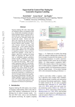 Supervised In-Context Fine-Tuning for Generative Sequence Labeling