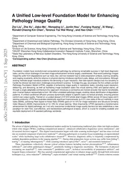 A Unified Low-level Foundation Model for Enhancing Pathology Image Quality