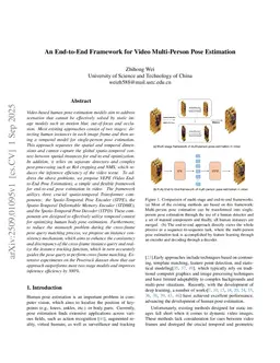 An End-to-End Framework for Video Multi-Person Pose Estimation