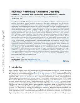 REFRAG: Rethinking RAG based Decoding