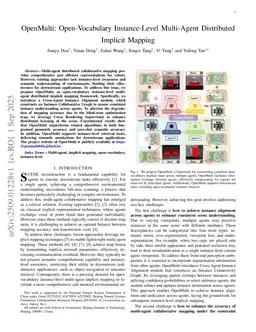 OpenMulti: Open-Vocabulary Instance-Level Multi-Agent Distributed Implicit Mapping