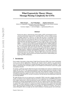 What Expressivity Theory Misses: Message Passing Complexity for GNNs