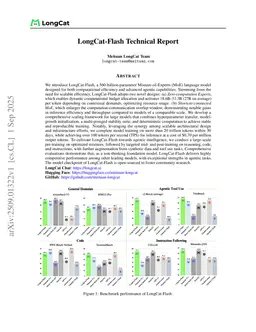 LongCat-Flash Technical Report