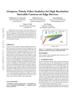 Uirapuru: Timely Video Analytics for High-Resolution Steerable Cameras on Edge Devices
