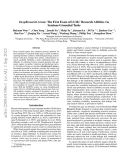 DeepResearch Arena: The First Exam of LLMs' Research Abilities via Seminar-Grounded Tasks