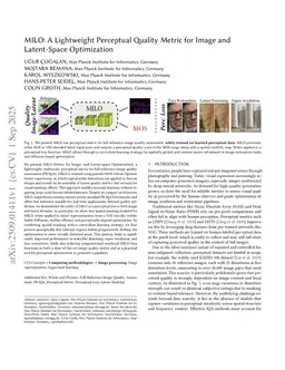 MILO: A Lightweight Perceptual Quality Metric for Image and Latent-Space Optimization