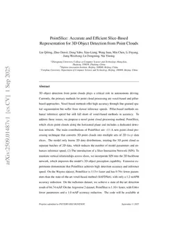 PointSlice: Accurate and Efficient Slice-Based Representation for 3D Object Detection from Point Clouds